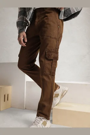 WROGN Men Relaxed Fit Stretchable Cargo Jeans