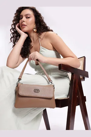 Mast & Harbour Textured Structured Shoulder Bag