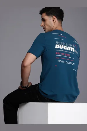 DUCATI Typography Printed T-shirt