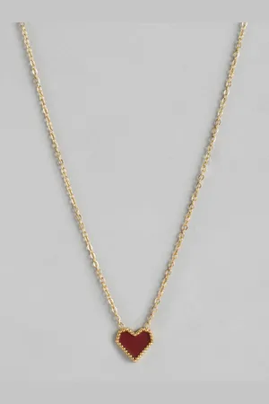 DressBerry Heart Shaped Pendant Chain