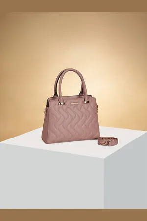 Pantaloons Textured Structured Handheld Bag