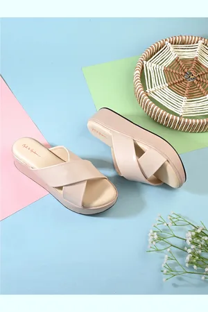 Mast & Harbour Embellished Wedge Sandals