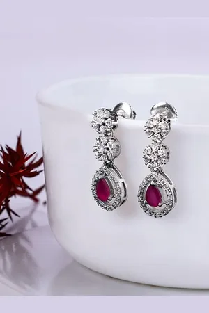 GIVA Floral Drop Earrings