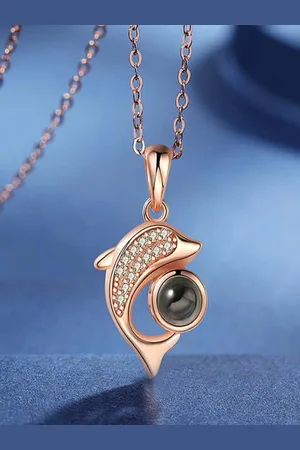 FIMBUL Rose Gold-Plated Pendant With Chain