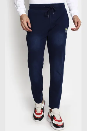 V-Mart Men Mid-Rise Cotton Track Pants