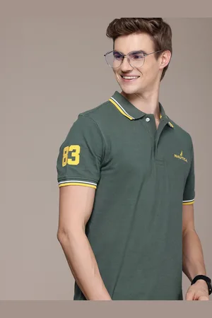 Nautica Polo Collar Pure Cotton T-shirt