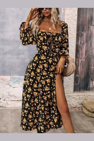 HERE&NOW Print A-Line Dress