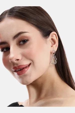 DressBerry Rectangular Drop Earrings