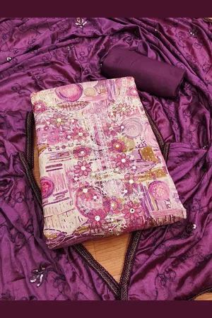 KIMISHA Printed Unstitched Dress Material