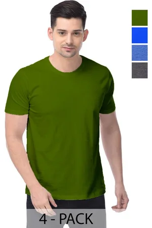 Color Capital Unisex Pack Of 4 Cotton T-Shirts