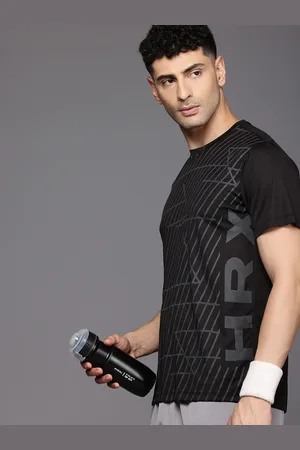 HRX NEWEDIT Rapid-Dry Printed Training or Gym T-shirt