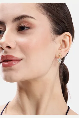 DressBerry Star Shaped Drop Earrings