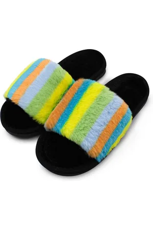 JENNA Women Striped Room Slippers
