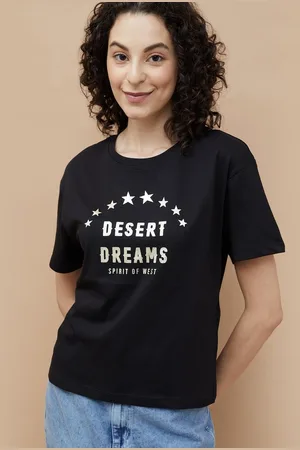 Lifestyle Women Typography Printed T-shirt