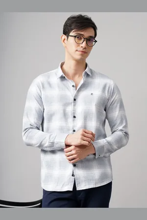 PAUL STREET Men Standard Slim Fit Opaque Checked Casual Shirt