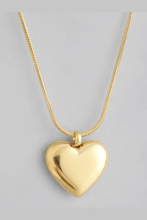 DressBerry Heart Shaped Pendant Chain