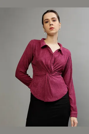 CENTRESTAGE Shirt Collar Shirt Style Top