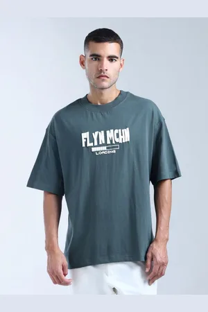 Flying Machine Men Brand Logo Printed Applique T-shirt