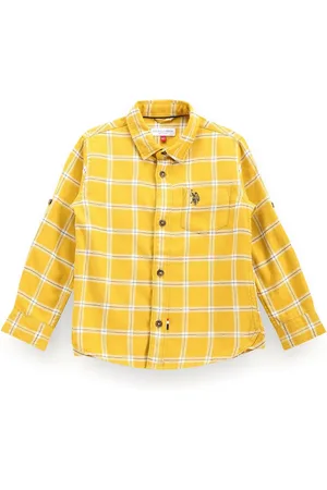 Ralph Lauren Boys Classic Fit Tartan Checked Twill Weave Casual Shirt