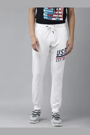 Ralph Lauren Men Off White Brand Logo Printed Joggers
