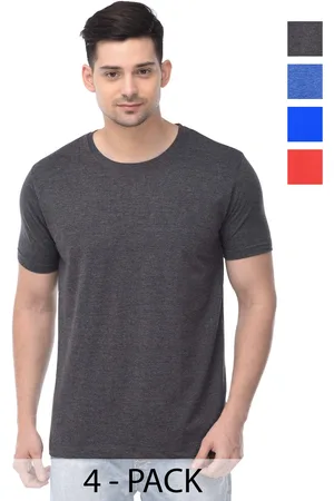 Color Capital Unisex Pack Of 4 Cotton T-Shirts