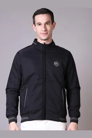 V-Mart Men Geometric Bomber Jacket