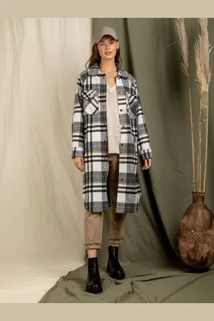HERE&NOW Women Original Tartan Checks Opaque Checked Casual Shirt