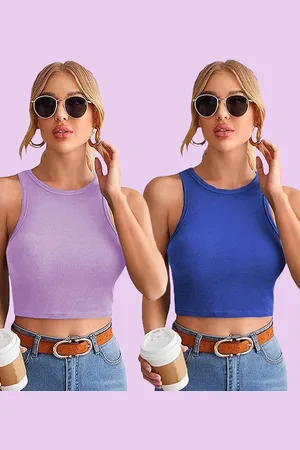 Mast & Harbour Cotton Crop Top