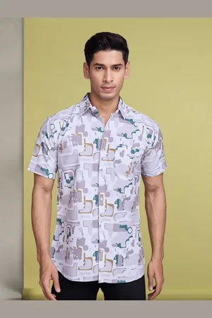 Moda Rapido Men Standard Floral Opaque Printed Casual Shirt