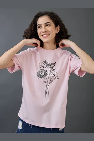Mast & Harbour Women Printed Cut Outs T-shirt