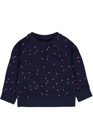 Mothercare Girls Polka Dots Printed Cotton Sweatshirt