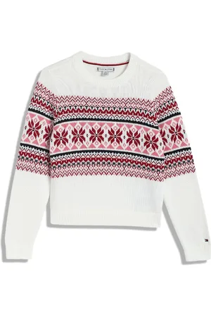 Tommy Hilfiger Boys Cotton Geomteric Printed Sweatshirt
