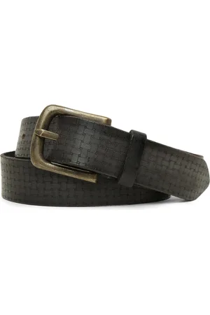 ART N VINTAGE Men Textured Leather Belt