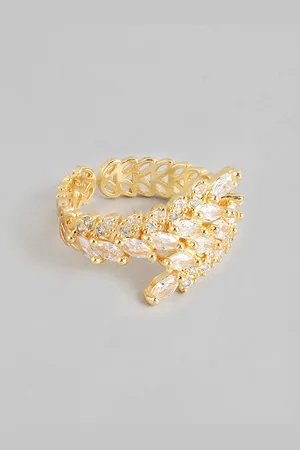 DressBerry Stone Studded Finger Ring