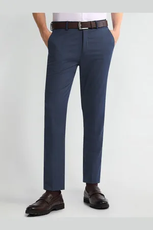 Arrow Men Slim Fit Mid-Rise Formal Trousers