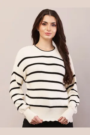 NoBarr Women Striped Pullover
