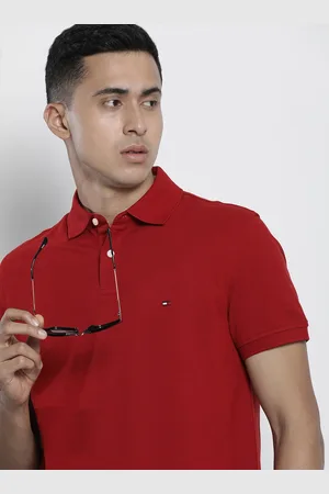 Tommy Hilfiger Men Solid Polo Collar T-shirt