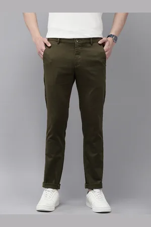 Arrow Men Slim Fit Low-Rise Trousers