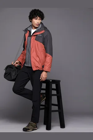 Columbia Men Colourblocked Insulator Bugaboo II Fleece Interchange Trekking-Hiking Jacket