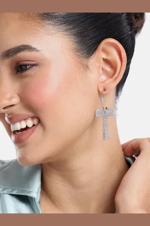 DressBerry Bow Design Contemporary Drop Earrings