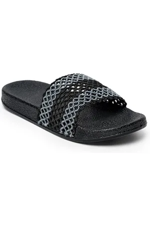 Misto Women Black Sliders