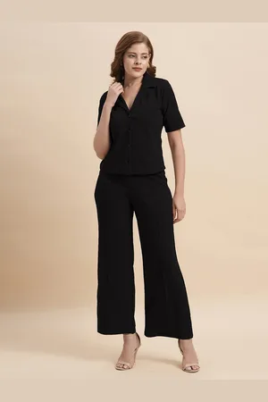 Moda Rapido Shawl Collar Neck Shirt With Trousers Co-Ords