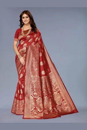 Varanga Woven Design Zari Banarasi Saree