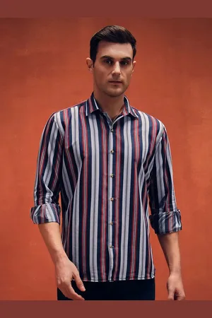 Moda Rapido Men Comfort Opaque Printed Casual Shirt