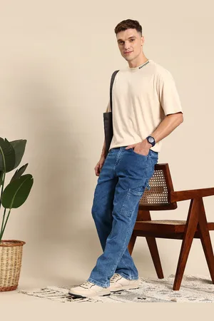 Mast & Harbour Straight Fit Stretchable Jeans