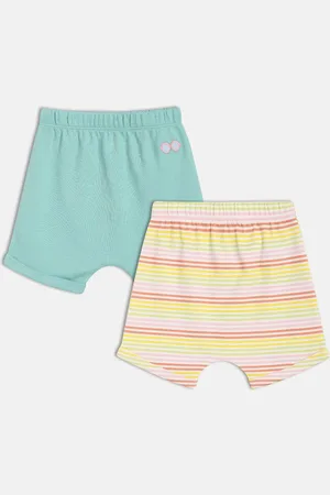 MINI KLUB Girls Striped Technology Shorts