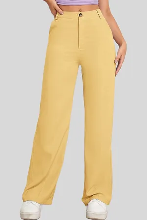 Chemistry Women Original Straight Fit High-Rise Trousers