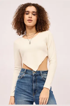 Mayra Women Round Neck Crop Top