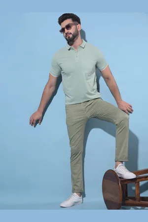 Crimsoune Club Polo Collar Cotton Slim Fit T-shirt