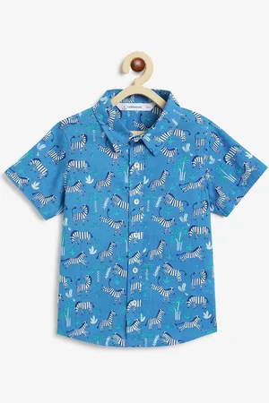 Campana Boys Opaque Printed Casual Shirt